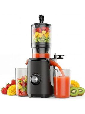 Cold Press Masticating Juicer Machine for Healthy Juice, Easy to Clean & Quiet